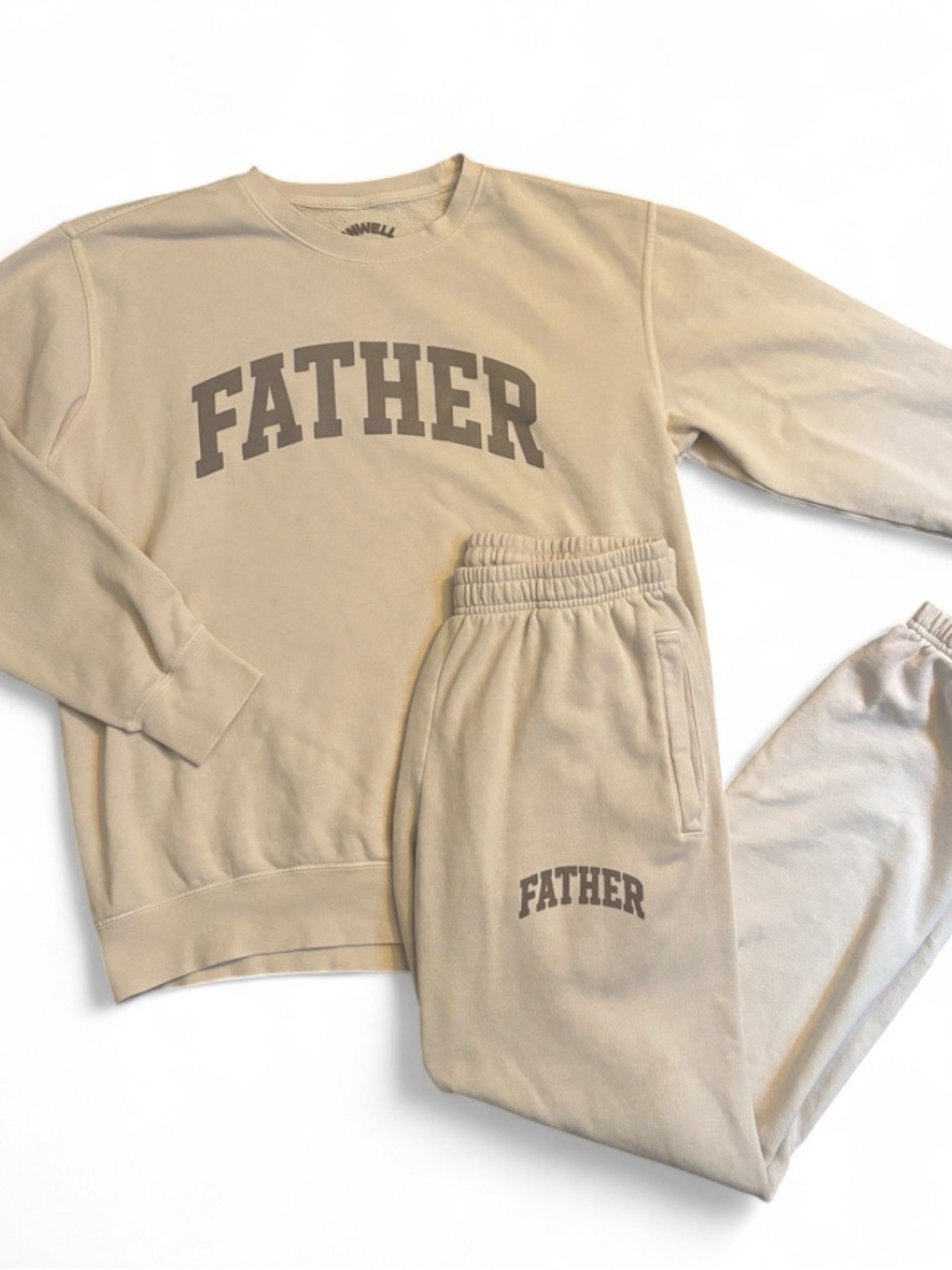 Unwell Call Her Daddy “Father” 2 Piece Sweat Set Crewneck & Joggers Size Small